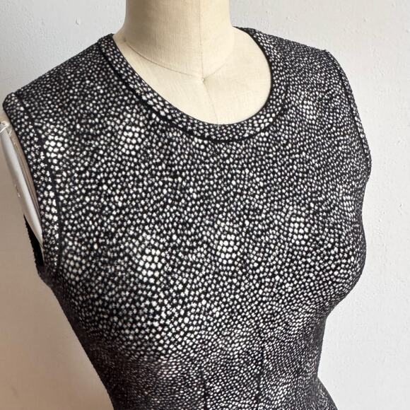 ALAÏA Mouchette Spot-Print Sleeveless Dress - Picture 6 of 12